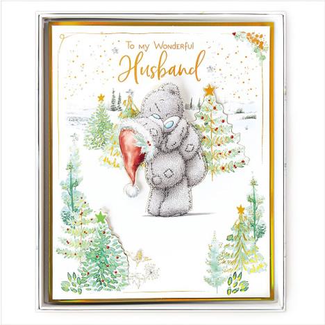 Wonderful Husband Me to You Bear Handmade Boxed Christmas Card